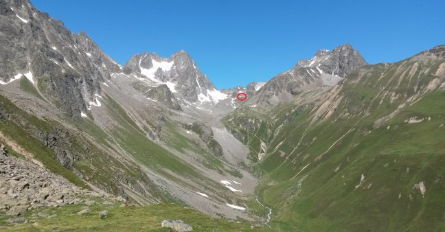 Kaunergrathütte aus der Ferne